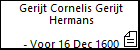 Gerijt Cornelis Gerijt Hermans