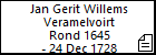 Jan Gerit Willems Veramelvoirt