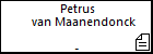 Petrus van Maanendonck