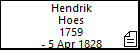 Hendrik Hoes