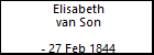 Elisabeth van Son