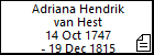 Adriana Hendrik van Hest