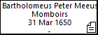 Bartholomeus Peter Meeus Momboirs
