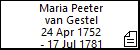 Maria Peeter van Gestel