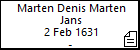 Marten Denis Marten Jans