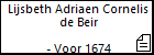 Lijsbeth Adriaen Cornelis de Beir
