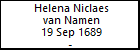 Helena Niclaes van Namen