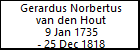 Gerardus Norbertus van den Hout