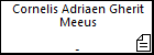 Cornelis Adriaen Gherit Meeus