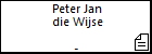 Peter Jan die Wijse