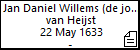 Jan Daniel Willems (de jonge) van Heijst