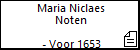 Maria Niclaes Noten