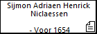 Sijmon Adriaen Henrick  Niclaessen