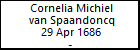 Cornelia Michiel van Spaandoncq