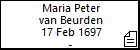 Maria Peter van Beurden