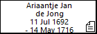 Ariaantje Jan de Jong