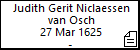 Judith Gerit Niclaessen van Osch