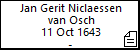 Jan Gerit Niclaessen van Osch