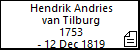 Hendrik Andries van Tilburg