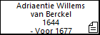 Adriaentie Willems van Berckel