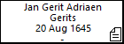 Jan Gerit Adriaen Gerits