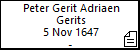 Peter Gerit Adriaen Gerits