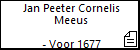 Jan Peeter Cornelis Meeus