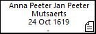 Anna Peeter Jan Peeter Mutsaerts