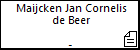 Maijcken Jan Cornelis de Beer