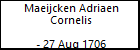 Maeijcken Adriaen Cornelis