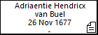 Adriaentie Hendricx van Buel
