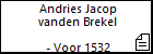 Andries Jacop vanden Brekel