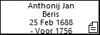 Anthonij Jan Beris