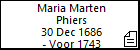 Maria Marten Phiers