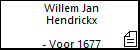 Willem Jan Hendrickx