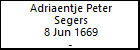 Adriaentje Peter Segers