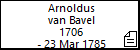 Arnoldus van Bavel