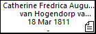 Catherine Fredrica Augustina Alexandrina van Hogendorp van Hofwegen