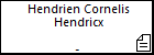 Hendrien Cornelis Hendricx