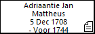 Adriaantie Jan Mattheus