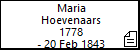 Maria Hoevenaars