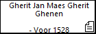 Gherit Jan Maes Gherit Ghenen