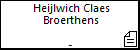 Heijlwich Claes Broerthens