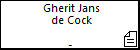 Gherit Jans de Cock