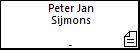 Peter Jan Sijmons