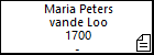 Maria Peters vande Loo