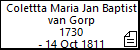 Colettta Maria Jan Baptist van Gorp