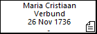 Maria Cristiaan Verbund