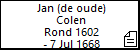 Jan (de oude) Colen