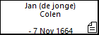 Jan (de jonge) Colen